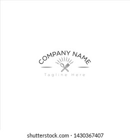 hot restaurant logo design concept