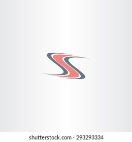 Hot Road Highway Letter S Logo Design