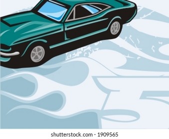 Hot Rod Background Series.