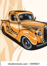 Hot-Rod-Hintergrundserie.