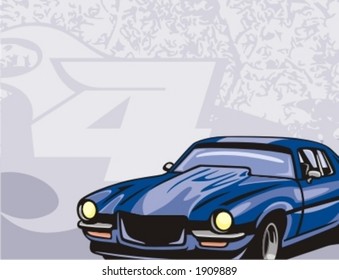 Hot Rod Background Series.