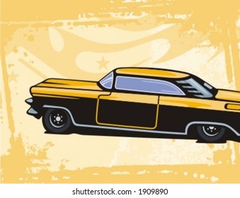 Hot-Rod-Hintergrundserie.