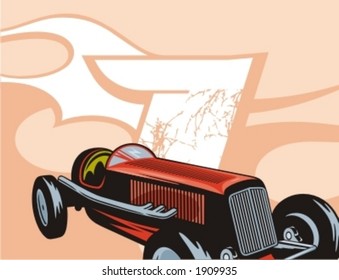 Serie de fondo de Hot Rod.
