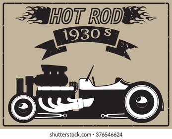 Hot rod car