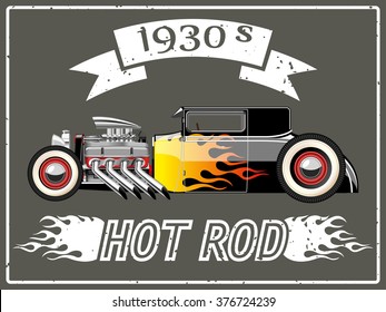 Hot rod car