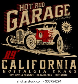 hot rod garage california,hotrods car,old school car,vintage car