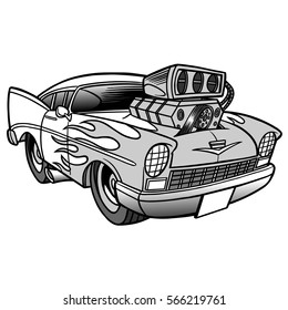 Hot Rod Illustration