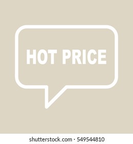 HOT RRICE speech bubbles.