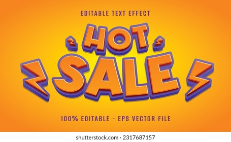 hot sale 3d text effect design