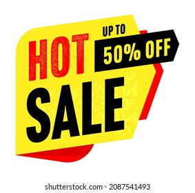 Hot sale up to 50 percent off price cut discount sticker