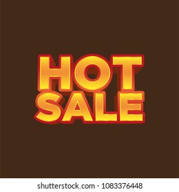 Hot sale banner logo, special offer, discount logo template for banner design