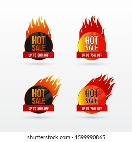 hot sale banner with special offer adverstising