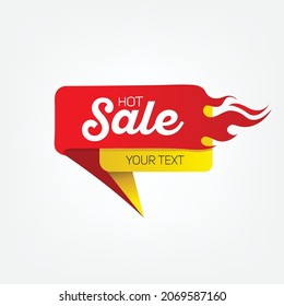 Hot Sale banner. This weekend special offer, big sale, vector labels templates stickers designs with flame, Vector illustration, stickers designs, eps10