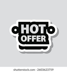 Hot Sale banner. This weekend special offer, big sale, discount  offer