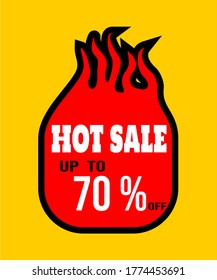 HOT SALE BANNER VECTOR DESIGN