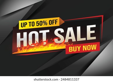 Hot sale buy now super sale poster banner graphic design icon logo sign symbol social media website coupon

