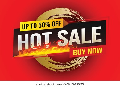 Hot sale buy now super sale poster banner graphic design icon logo sign symbol social media website coupon

