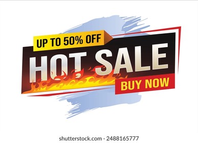 Hot sale buy now super sale poster banner graphic design icon logo sign symbol social media website coupon


