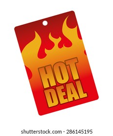 hot sale design over white background, vector illustration