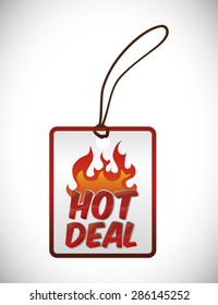 hot sale design over white background, vector illustration