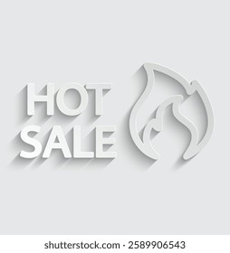 hot sale icon vector discount  price offer sign