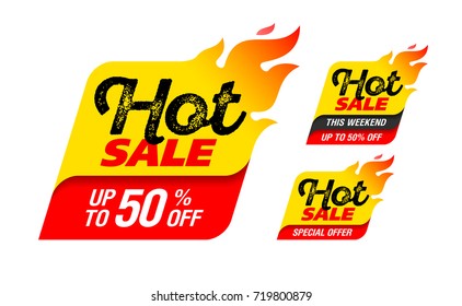 Hot Sale labels, stickers