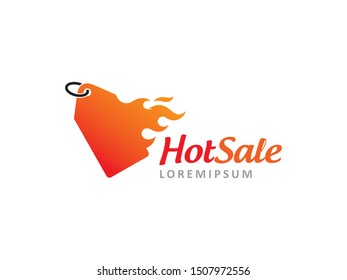 Hot Sale logo symbol or icon template