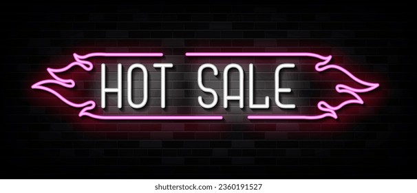 Hot Sale Neon Signs Vector Design Template Neon Style