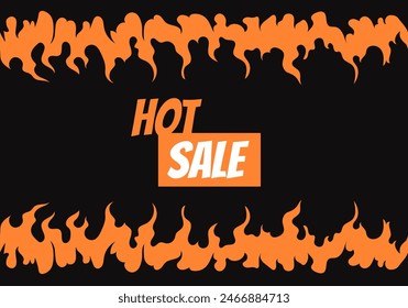 Hot sale offer discount concept. Vector design graphic illustration	
