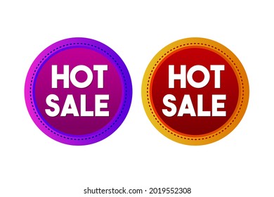 Hot sale only today isolated on white