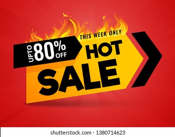 Hot Sale Price Offer Deal Vector Labels Templates