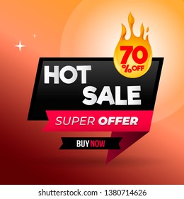 Hot sale price offer deal vector labels templates