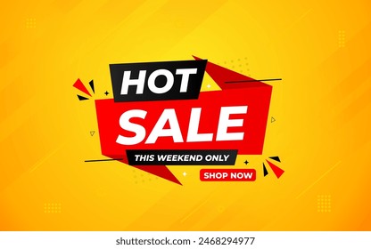 Hot sale price offer deal vector labels templates. Product discount festival tag design. Super Sale promotion banner template. Flat sale Vector Illustration.