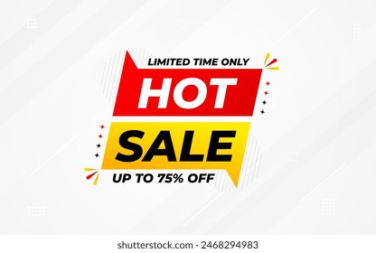 Hot sale price offer deal vector labels templates. Product discount festival tag design. Super Sale promotion banner template. Flat sale Vector Illustration.