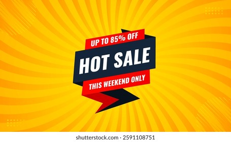 Hot sale price offer deal vector labels templates. Product discount festival tag design. Super Sale pormotion banner template. Flat sale Vector Illustration.