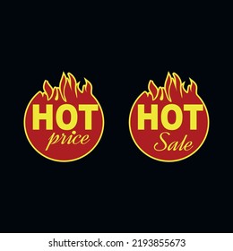 Hot Sale Hot Price Special vector concept illustration
