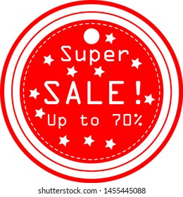 Hot sale promotion for business vector design