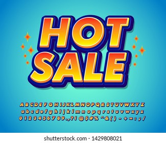 Hot Sale Sticker Font Effect, Hot Sale Banner, 
