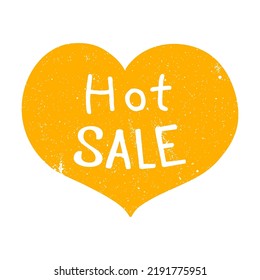 Hot sale sticker. Limited offer arrow, half price bubble, season discount ribbon. Flat vector illustrations for badges and labels design, advertising, promo campaign concept