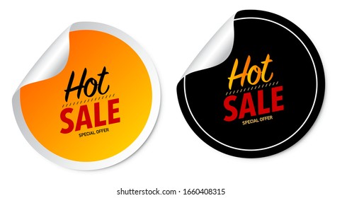 Hot Sale Stickers Isolated On White Background