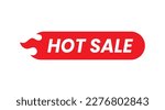 Hot sale tag vector. Hot sale symbol