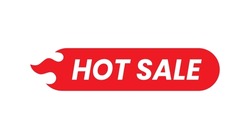 Hot Sale Tag Vector. Hot Sale Symbol