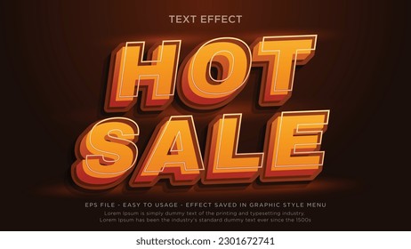 Hot sale text effect, editable text effect with glow light theme