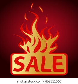 Hot Sale. Vector illustrations.