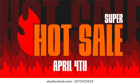 hot sale vector ilustrasi, promotion background