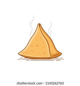 samosa vector images stock photos vectors shutterstock https www shutterstock com image vector hot samosa vector illustration 1143262763