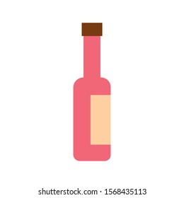 hot sauce bottle isolated icon vector illustration design