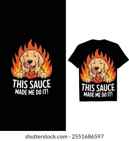 The Hot Sauce Day T-Shirt Design  features fiery, high-quality designs perfect for creating custom, spicy apparel on POD platforms.