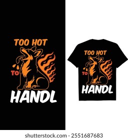 The Hot Sauce Day T-Shirt Design  features fiery, high-quality designs perfect for creating custom, spicy apparel on POD platforms.