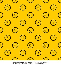 Hot sauce pattern seamless vector repeat geometric yellow for any design